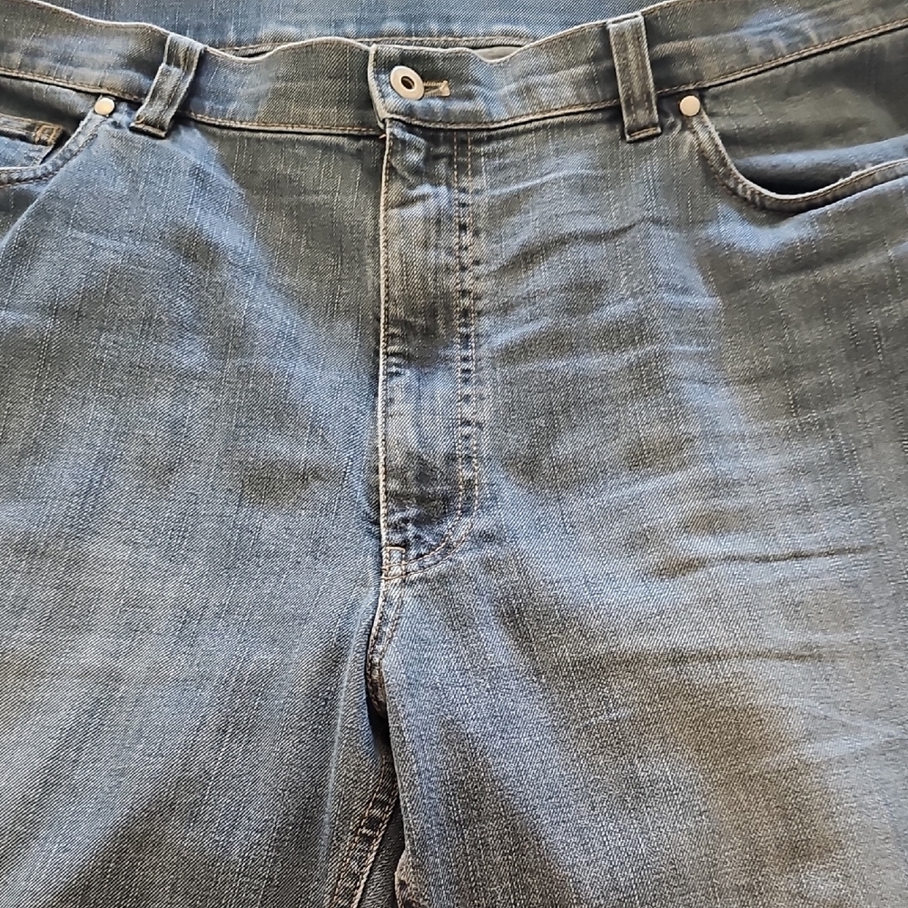 Bullock & Jones Men's Size 44/34 Relaxed Fit Denim Jeans 5 Pocket Cashmere Blend
